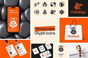 Glyph Horoscope Icons