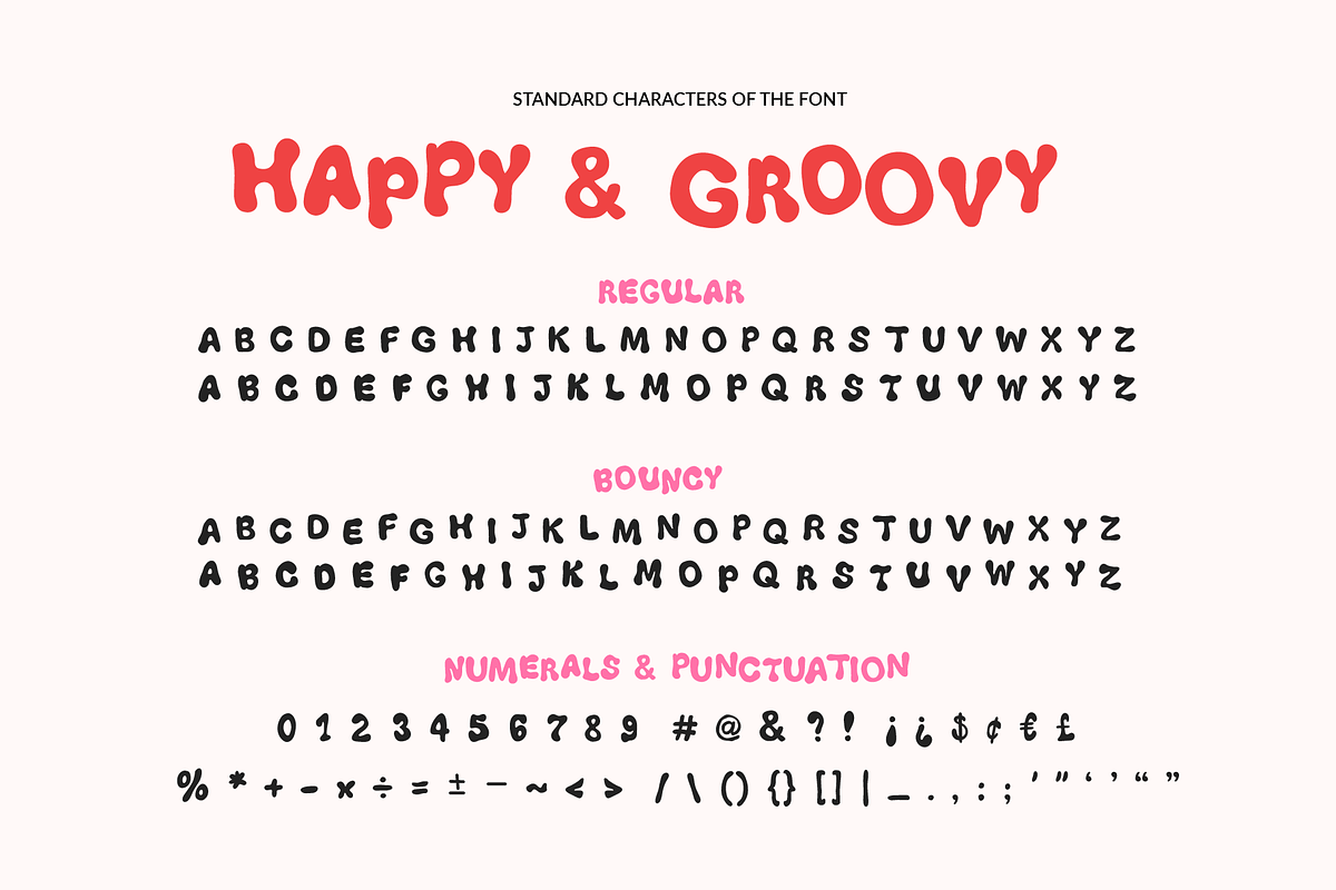 Happy & Groovy Retro Playful Display, a Font by Kaya Fonts (Photo 13 of 29)