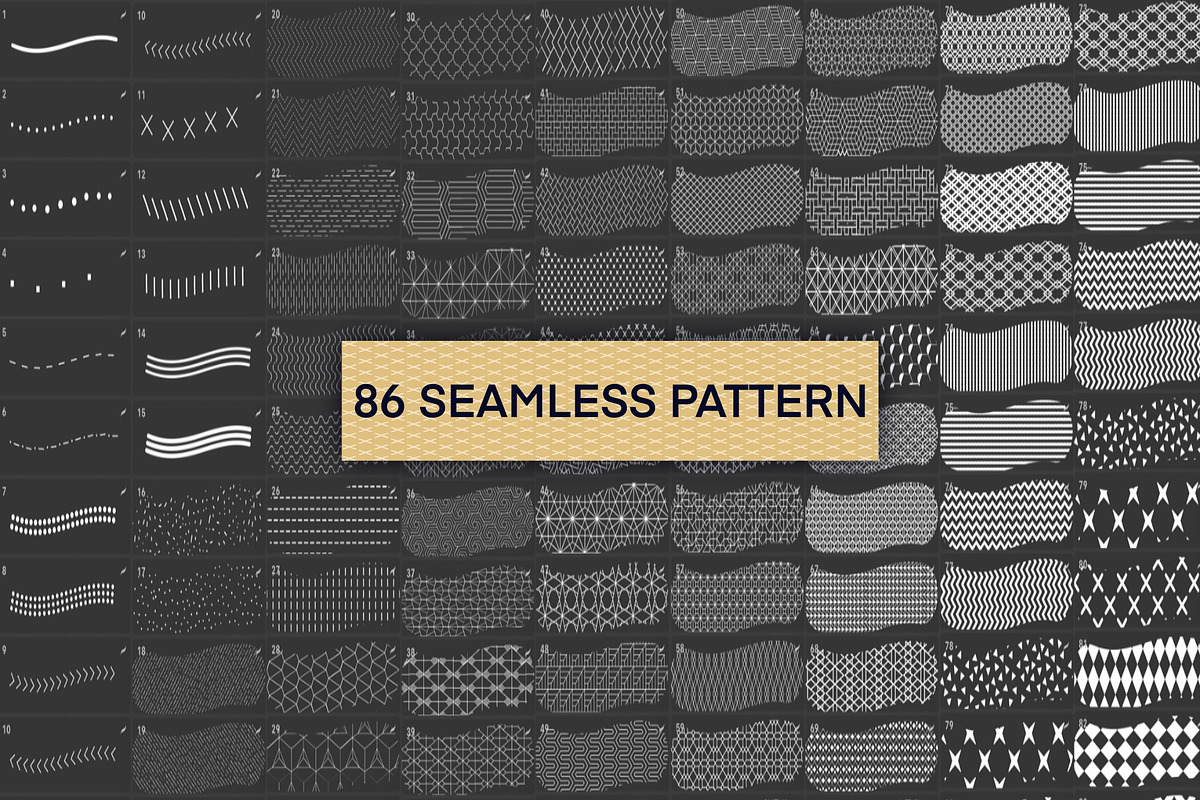 233 Geometric brush shapes, a Brushes & More by Elenbushe (Photo 3 of 11)