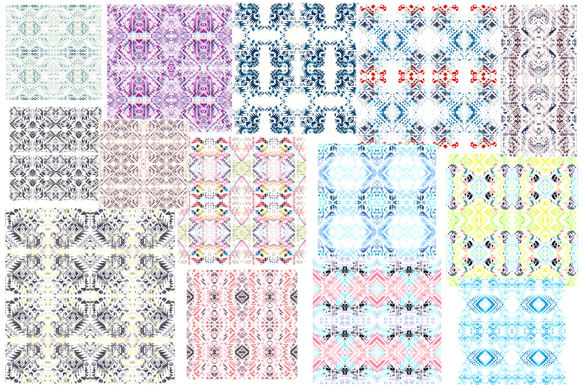 Colorful tribal patterns vol2, a Pattern Graphic by Art Sproot (Photo 3 of 6)