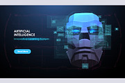 Futuristic posters AI, a Technology Illustration by Andrew_Derr (Thumbnail 8 of 11)