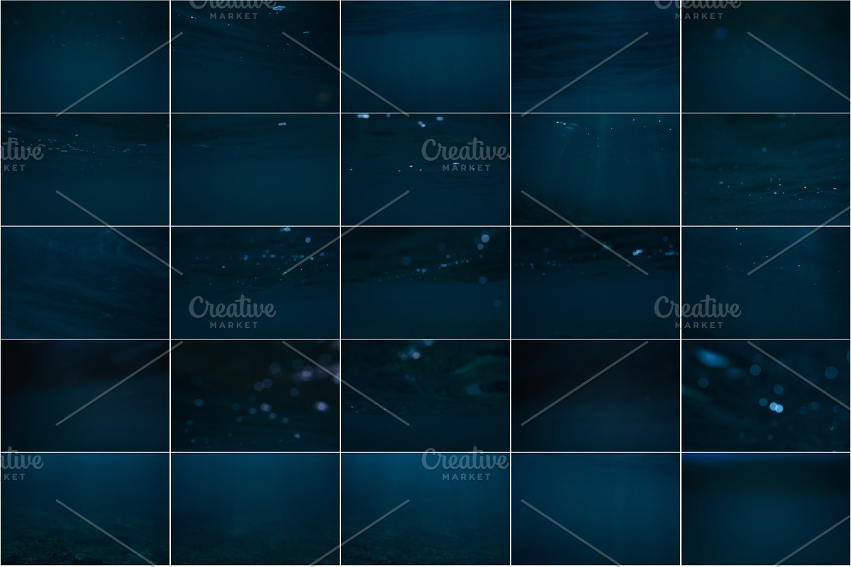 Blue Backgrounds Bundle - Underwater, an Abstract Photo by Sea & Light (Photo 4 of 11)