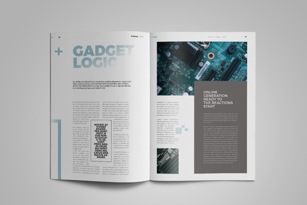 Greberg | Magazine Template, a Magazine Template by spidergraph (Photo 8 of 11)