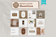 Meditation Canva Templates, a Social Media Template by Viral Content Design (Thumbnail 4 of 15)
