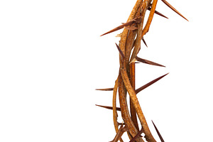 crown of thorns and cross