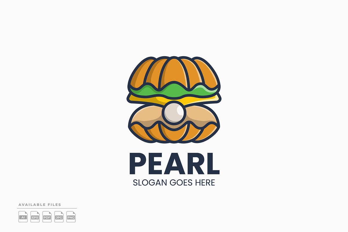 Pearl Burger Logo, a Branding & Logo Template by Zeer Graphic