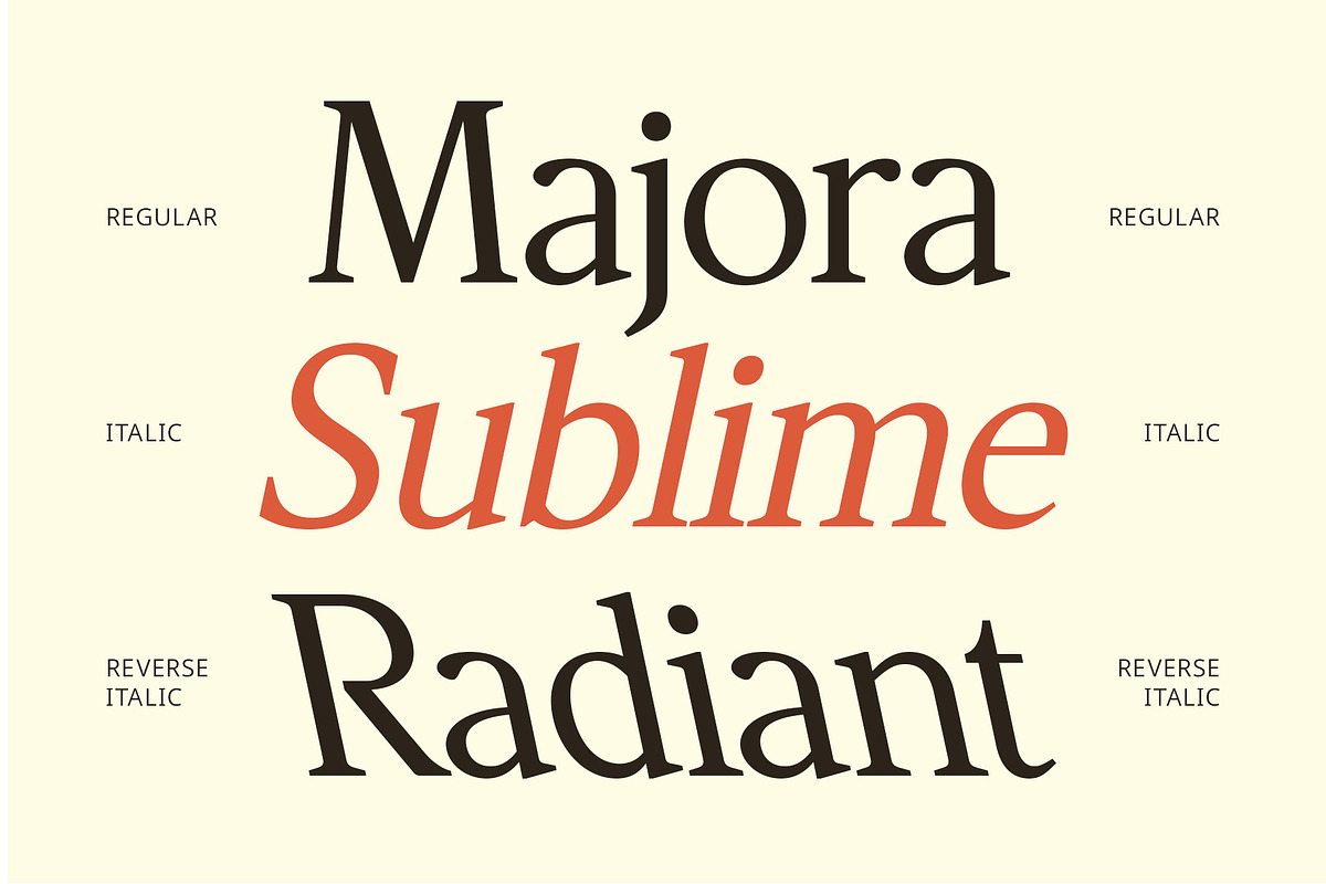 CS Majora – Contemporary Font, a Serif Font by Craft Supply Co. (Photo 4 of 8)