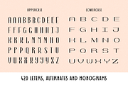 Art Deco Monogram Font, a Font by Headfonts (Thumbnail 5 of 11)
