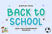 Nursery School - Bubbly Display Font, a Handwritten Font by KiddoGlyphs Studio (Thumbnail 2 of 5)
