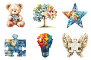 Autism Puzzle PNG, an Illustration by SinaCreation (Thumbnail 2 of 5)