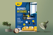 Inspired Interiors Flyer, a Flyer Template by Boostock (Thumbnail 3 of 4)
