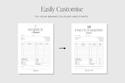 Service Invoice Canva Template, a Stationery Template by Tabitha Emma (Thumbnail 6 of 6)
