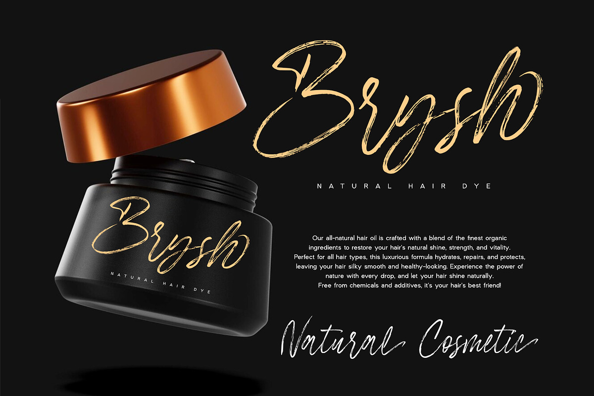 Hockaige - Elegant Handwritten Brush, a Handwritten Font by Sealoung (Photo 6 of 12)