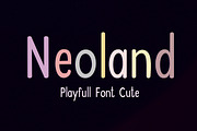 Neoland, a Sans Serif Font by josstype (Thumbnail 1 of 7)