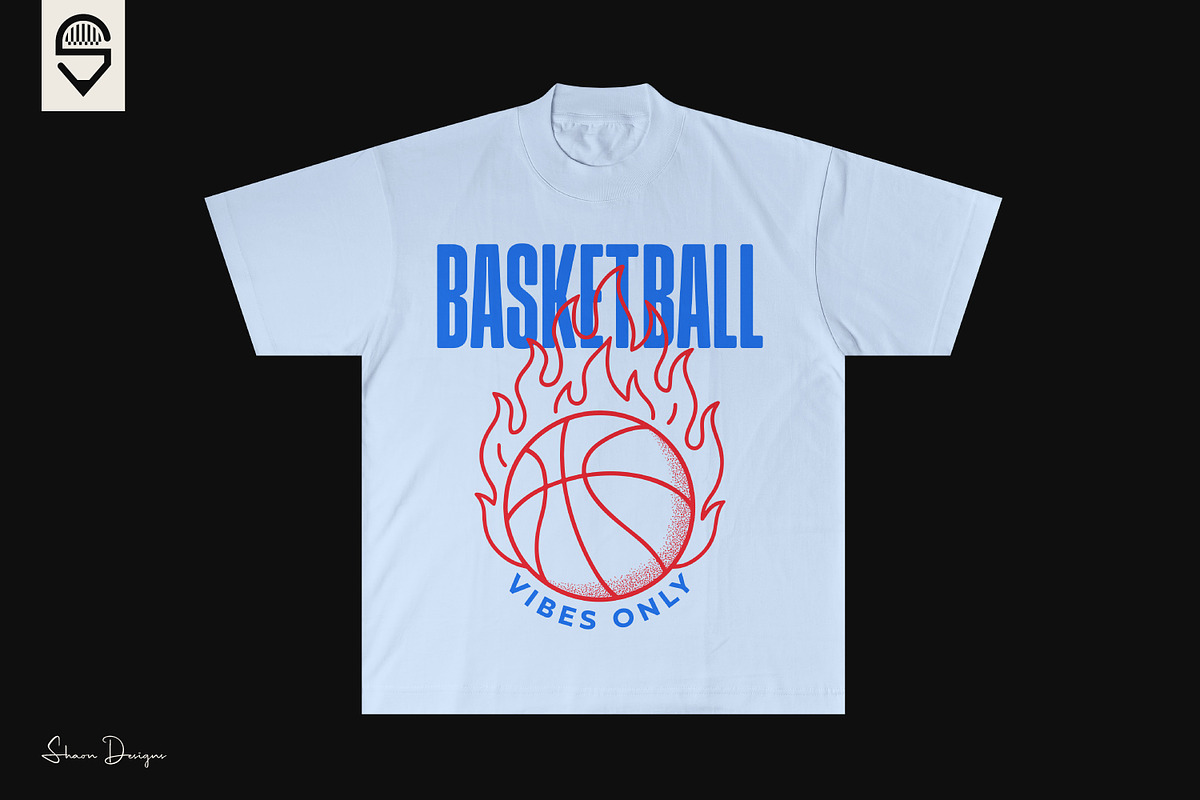 Basketball Vibes Only, a Sport Illustration by shaondesigns (Photo 3 of 4)