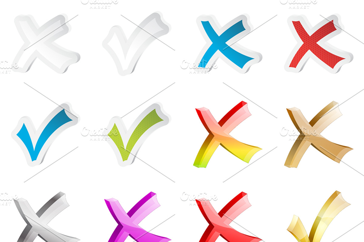 Online Test Concepts Ticks and Check, a Technology Illustration by TAlex (Photo 3 of 7)