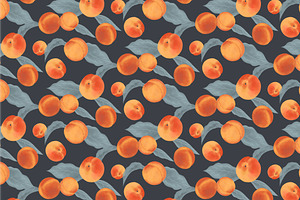 Peachy Seamless Pattern