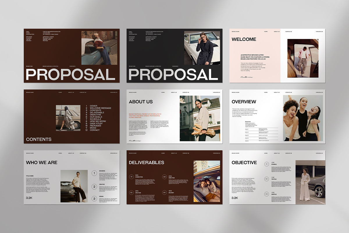 Brand Proposal Presentation Template preview 6