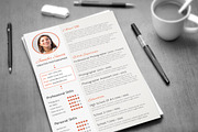 Creative Resume Template, a Resume Template by Visual Impact (Thumbnail 1 of 3)