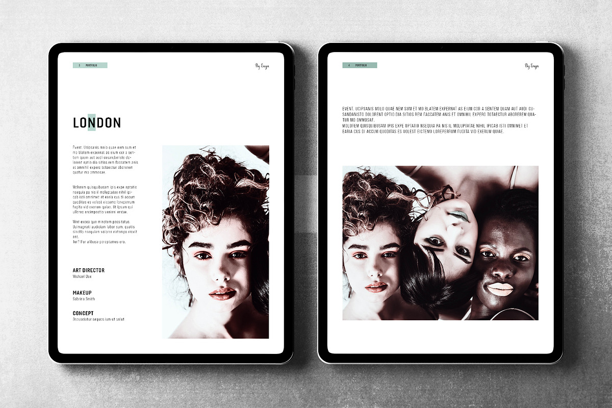 E-Portfolio Layout