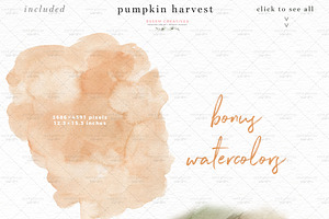 Pumpkin Harvest Thanksgiving Clipart