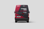 Cargo Van Mockup Set, an Advertising Mockup by Deeplab (Thumbnail 6 of 10)