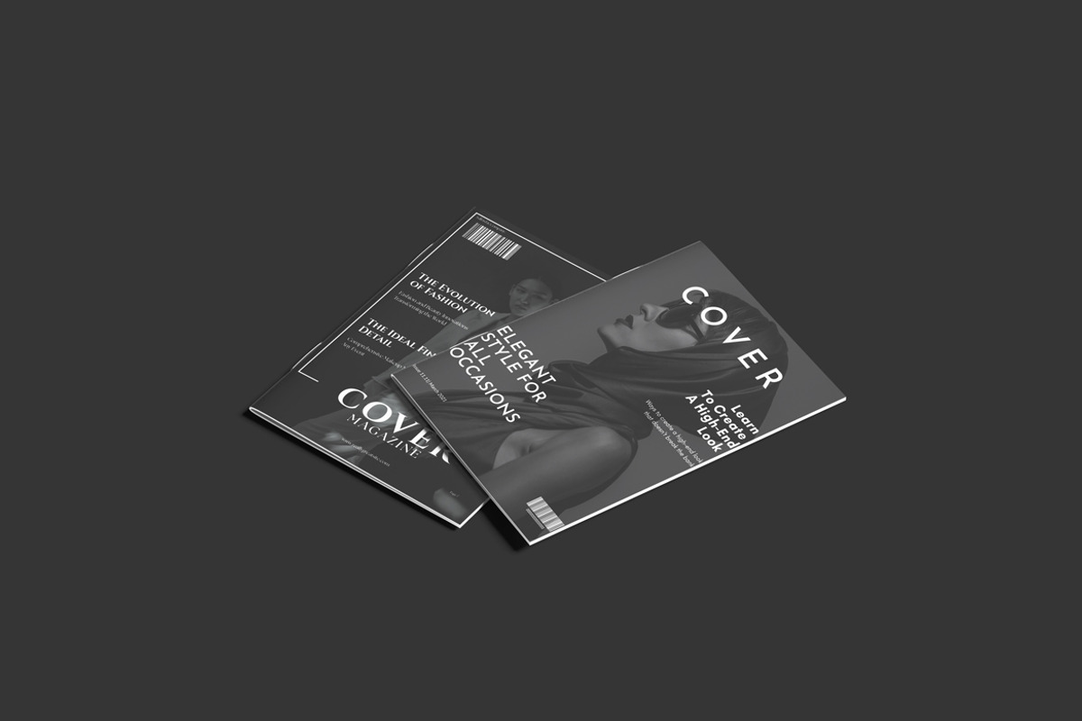 Magazine - A4 Brochure Cover Mockups, a Books & Magazine Mockup by Creative_A23 (Photo 4 of 4)