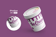 Ice Cream Tub Mockup, a Packaging Mockup by RamStudio2 (Thumbnail 3 of 14)