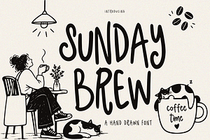 Sunday Brew Handwritten Font