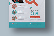 Business Conference Flyer Layout, a Flyer Template by MightyDesign (Thumbnail 3 of 8)