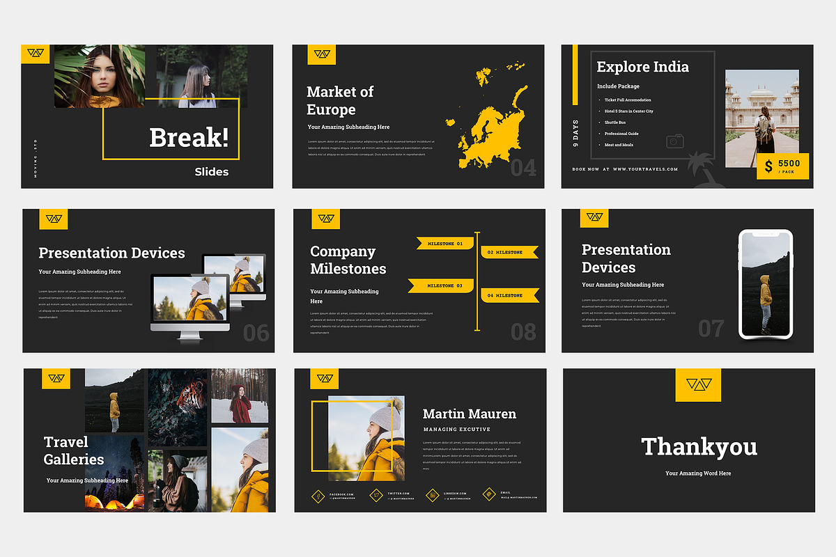 Volative Keynote Presentation, a Presentation Template by TMint ...
