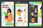 Green Tech Design Kit | Figma Canva, a Presentation Template by Aurielaki Stock Images (Thumbnail 2 of 4)
