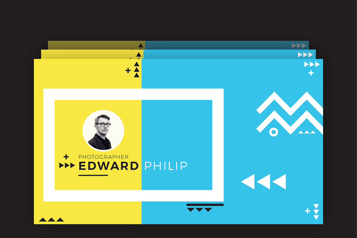 Edward Phillip Business Card, a Business Card Template by D | S Creative Design (Photo 1 of 4)