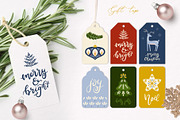 Christmas Folk Art Ornaments & More, a Seasonal Illustration by Inna Moreva (Thumbnail 8 of 16)