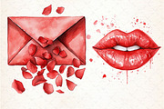 Red Mother's Day Sublimation Clipart, an Illustration by Libby Wishes (Thumbnail 7 of 7)