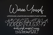 Waren Yousef, a Handwritten Font by HaKi Studio (Thumbnail 5 of 5)