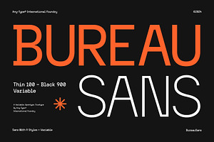 AT Bureau Sans 9 Style Variable