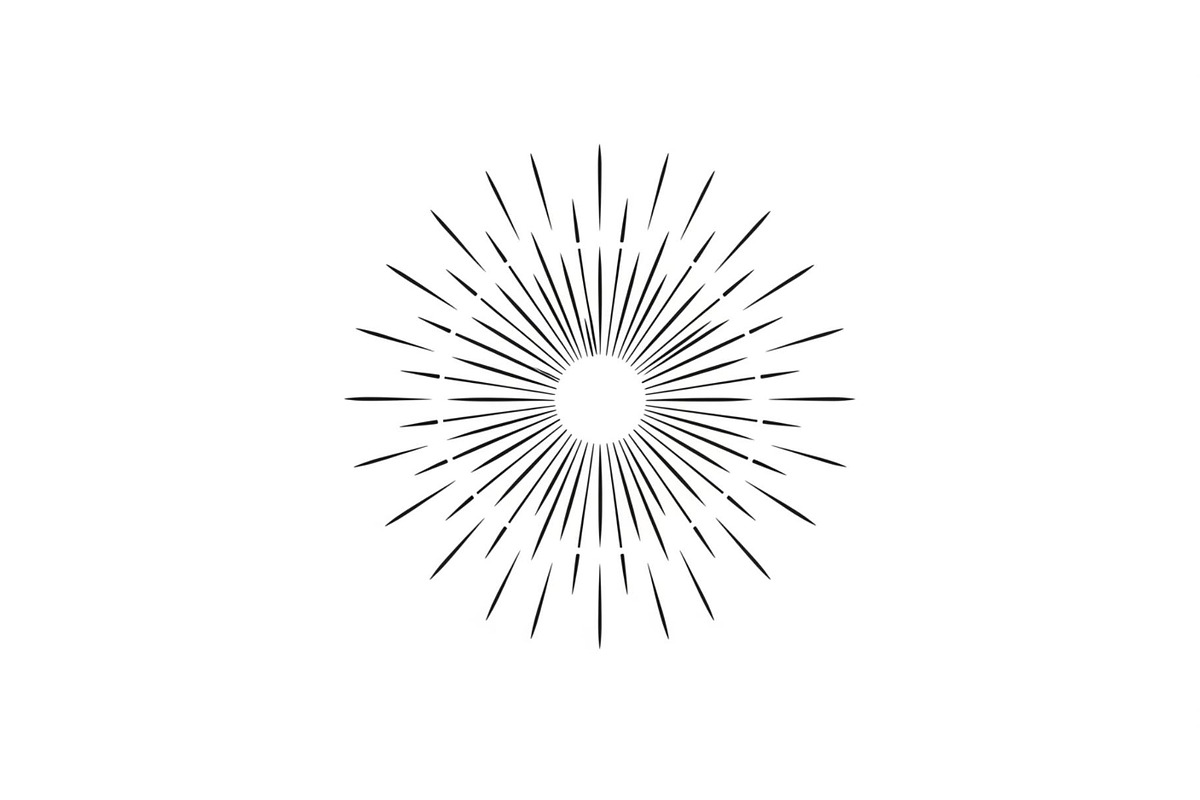 Sunburst Rays Vector Bundle Bundle, an Illustration by yasushie (Photo 2 of 31)