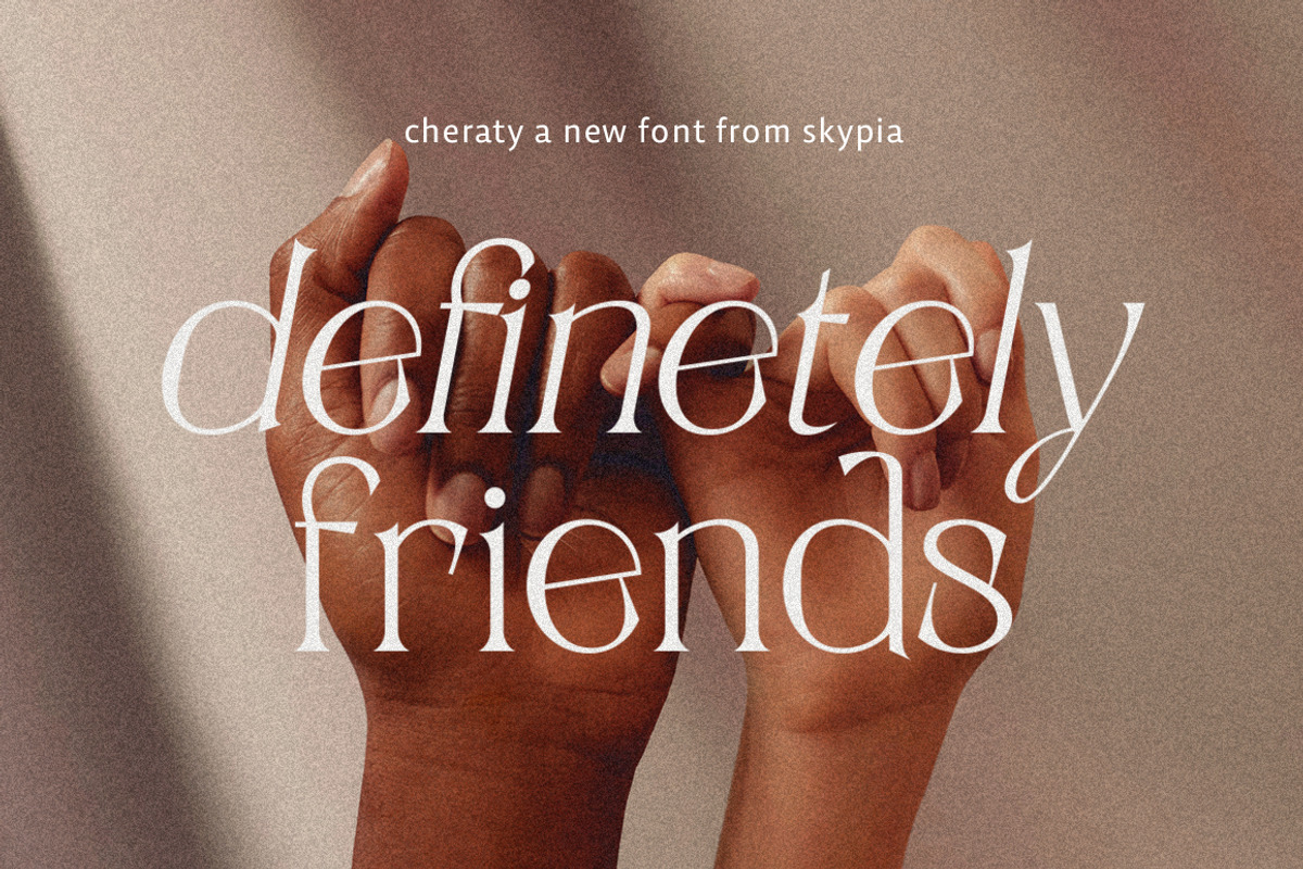 Cheraty Serif, a Serif Font by Skypia (Photo 2 of 22)