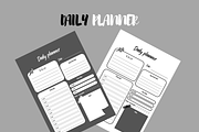 Daily Planner Printable template, a Stationery Template by Simple Projects (Thumbnail 1 of 3)