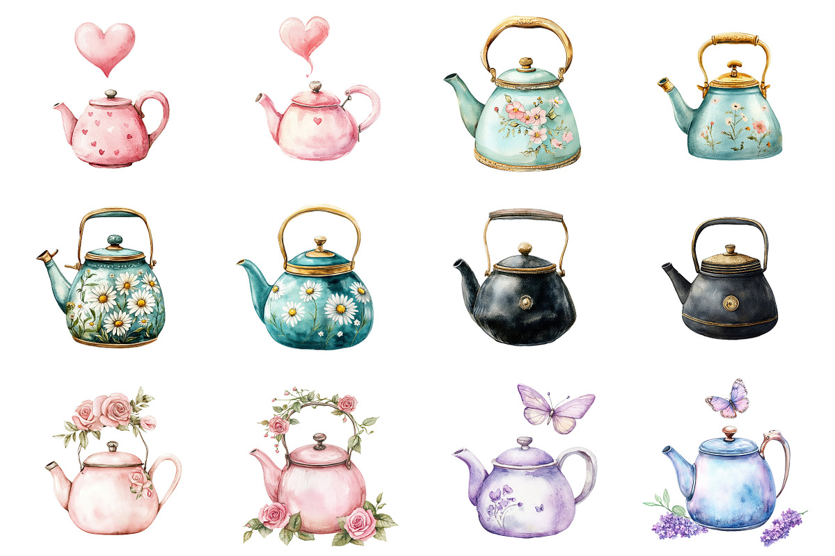 Kettle Clipart, an Illustration by Design Market (Photo 2 of 3)