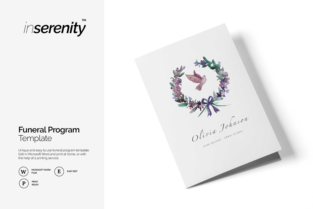 Funeral Flyer, a Brochure Template by inserenity (Photo 1 of 5)