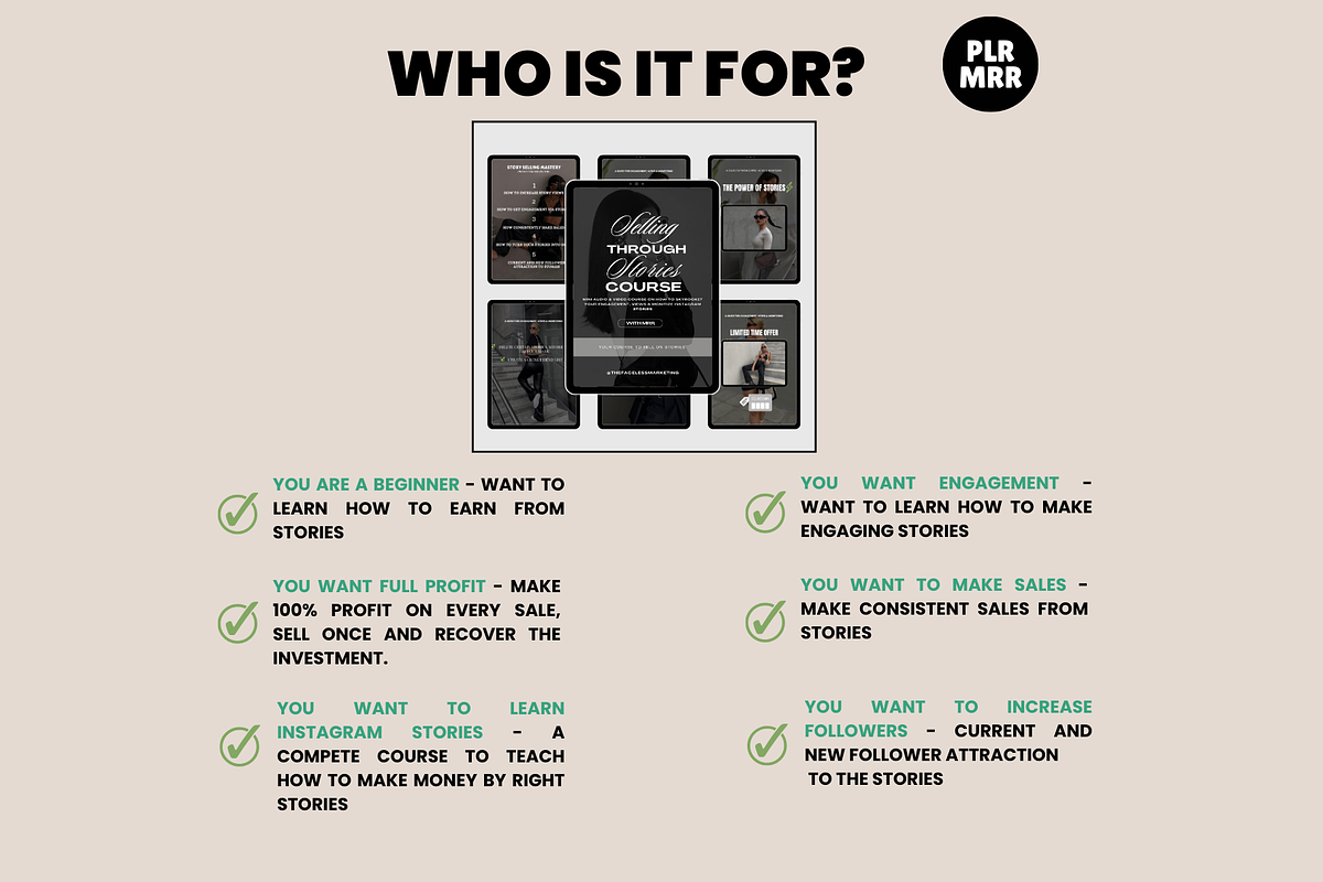 Selling Through Stories Course, a Marketing Template by Design By Hira (Photo 8 of 10)