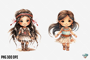 Little Girl American Indian