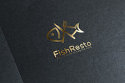 Fish Resto Logo, a Branding & Logo Template by Slim Studio (Thumbnail 2 of 3)