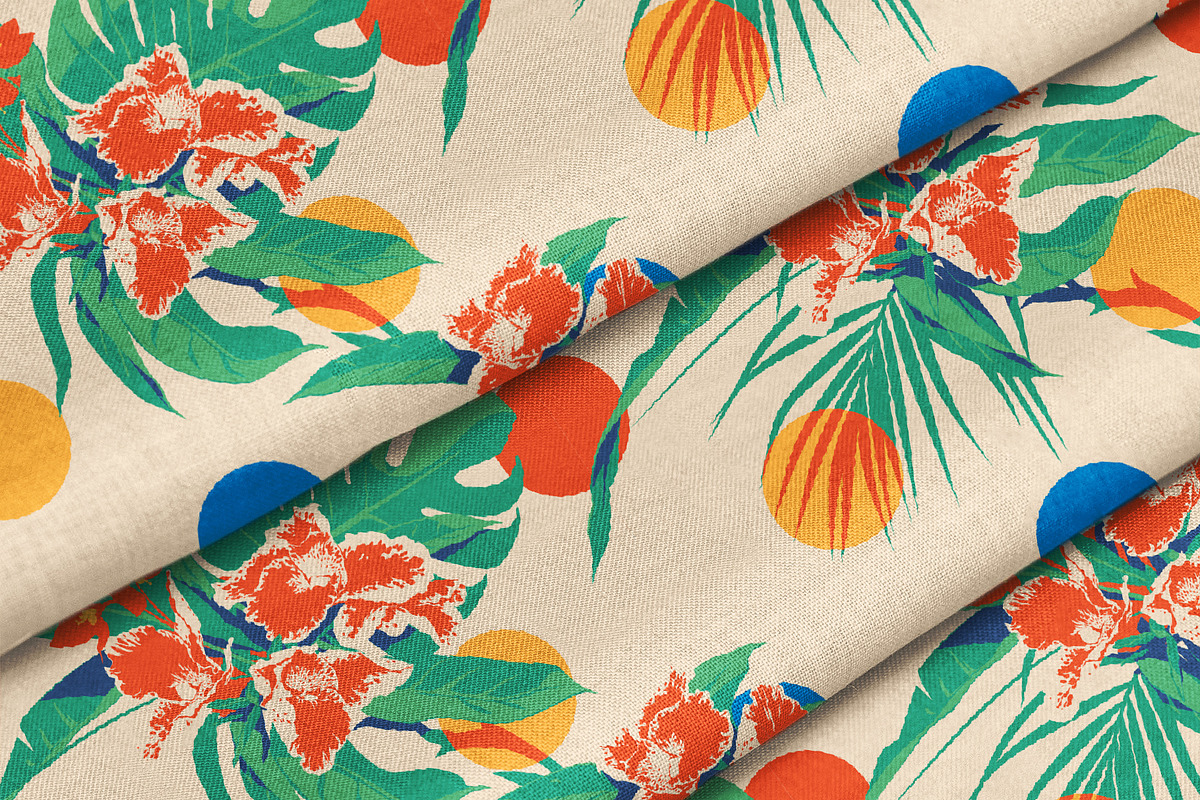 20 Seamless Tropic Patterns, a Pattern Graphic by Alexander Baidin (Photo 5 of 11)