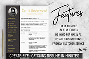 Modern Resume Template with Photo, a Resume Template by LevelUpResume (Thumbnail 2 of 5)
