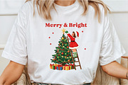Vintage Christmas PNG, Merry & Brigh, an Illustration by Libby Wishes (Thumbnail 6 of 6)