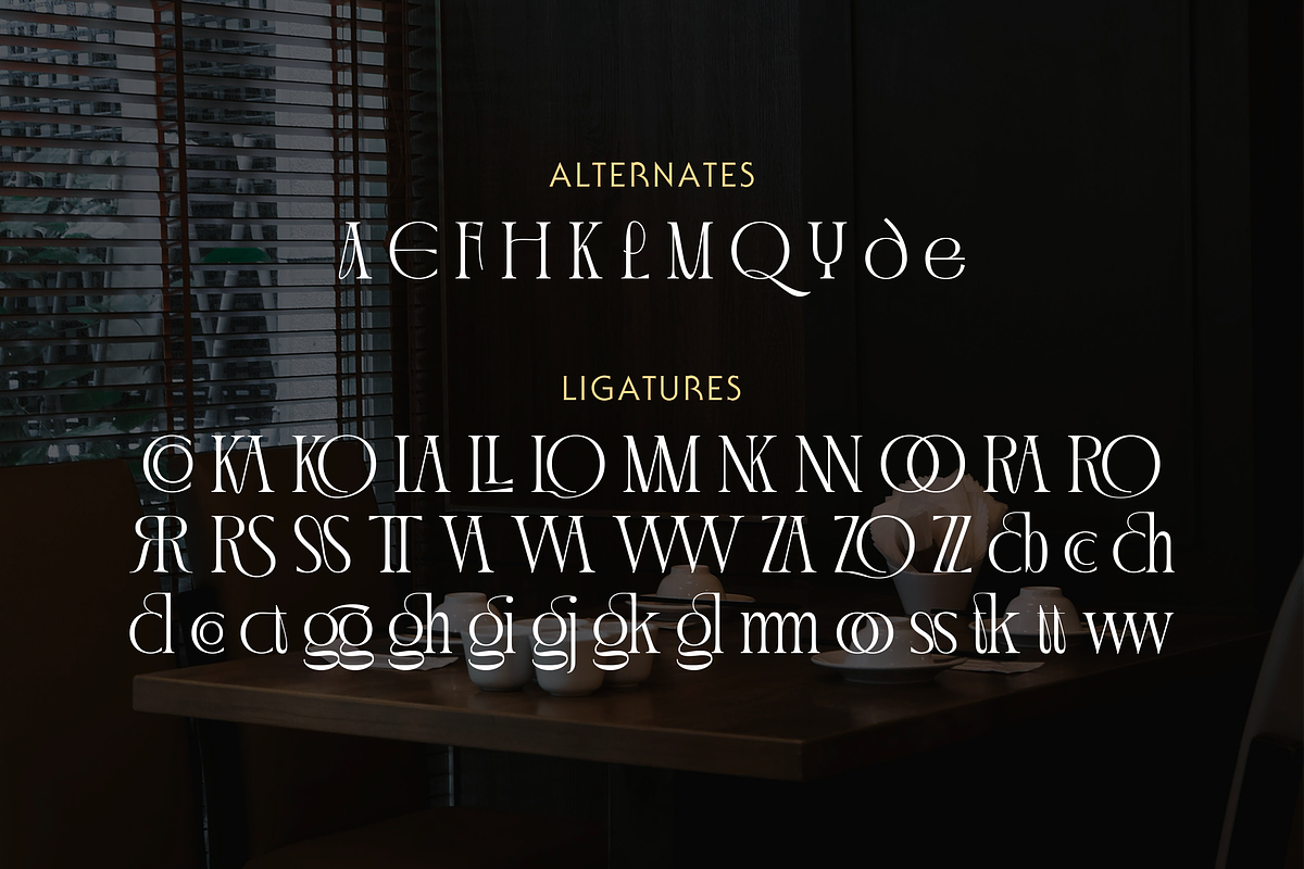 Cavélyne Font, a Serif Font by Graphue (Photo 3 of 9)