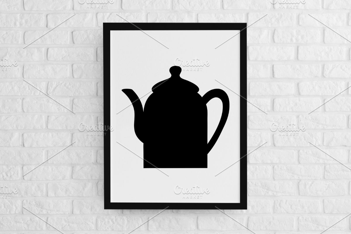 Teapot Pour Silhouette SVG, an Object Illustration by newminddesign (Photo 2 of 3)
